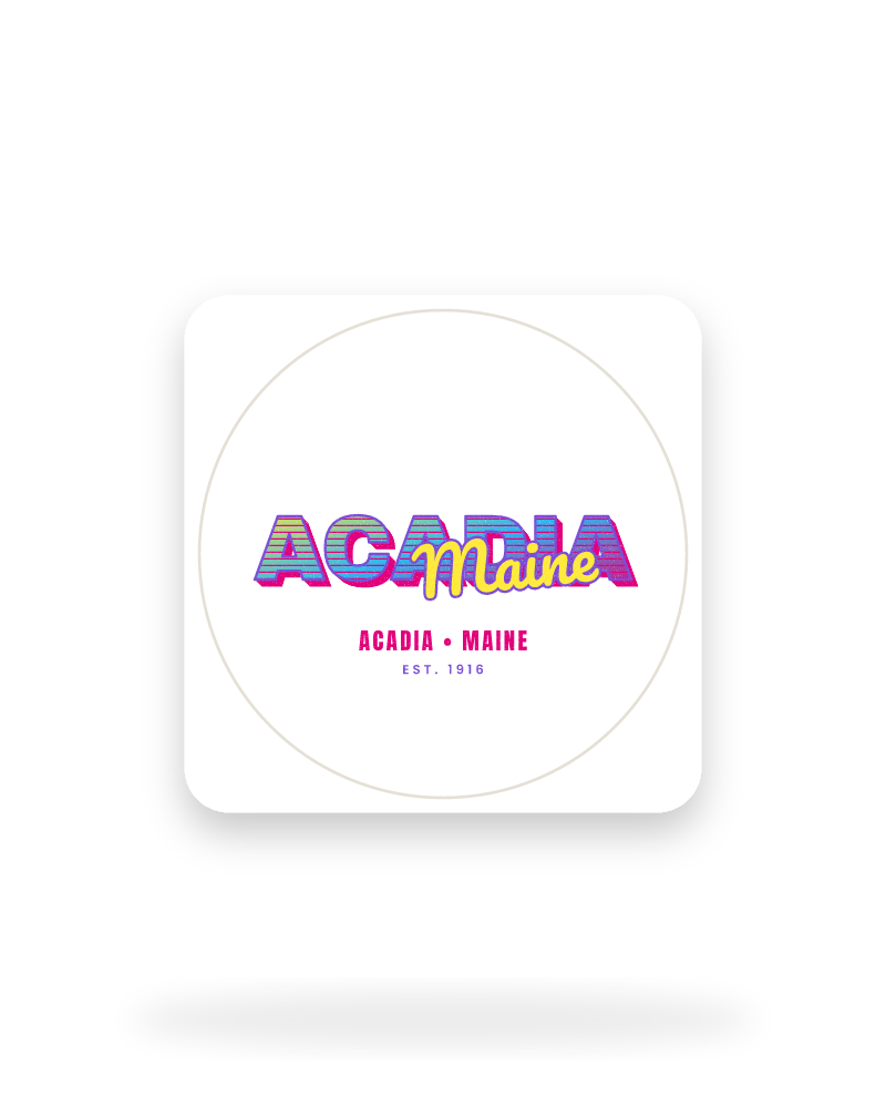 Acadia Music TV Kiss-Cut Sticker