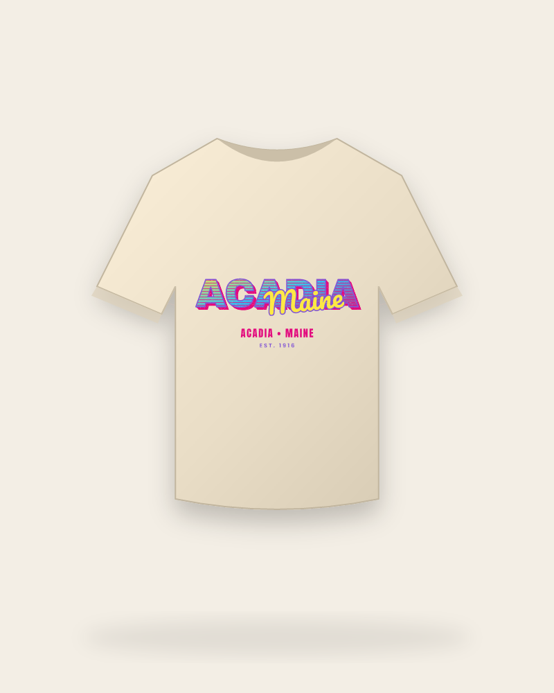 Acadia Music TV Organic Cotton Tee