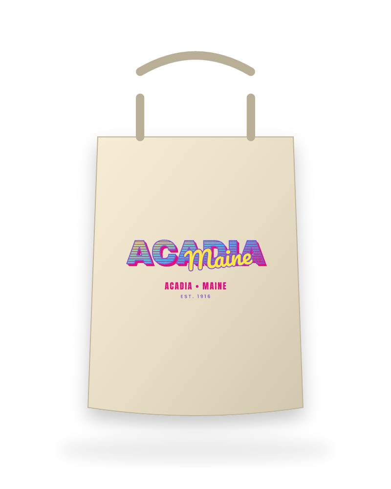 Acadia Music TV Canvas Tote
