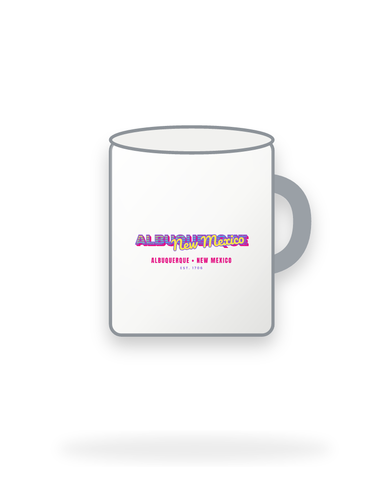Albuquerque Music TV Enamel Camp Mug