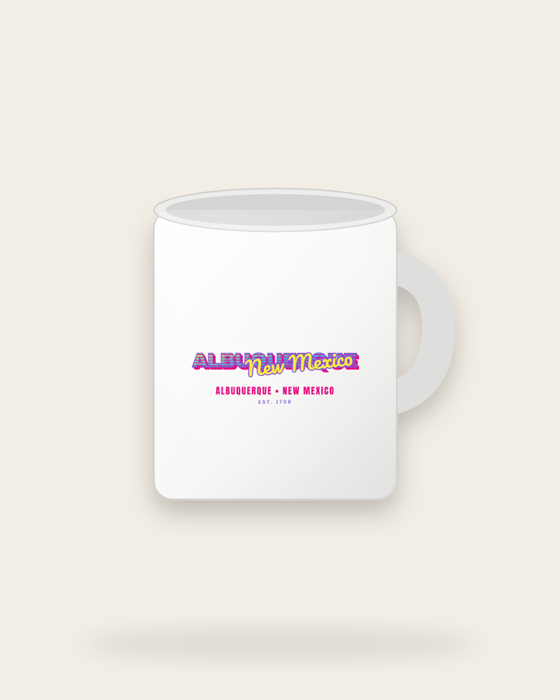 Albuquerque Music TV Ceramic Mug 11oz