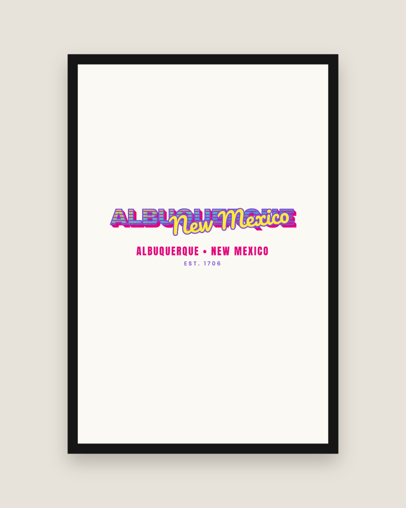 Albuquerque Music TV Matte Poster