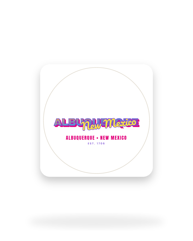 Albuquerque Music TV Kiss-Cut Sticker