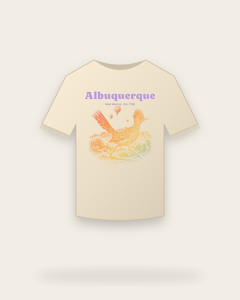 Albuquerque Roadrunner Classic Tee