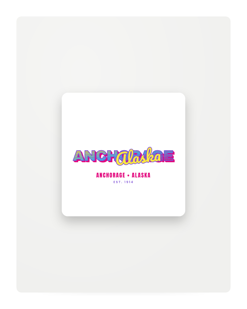 Anchorage Music TV Fridge Magnet