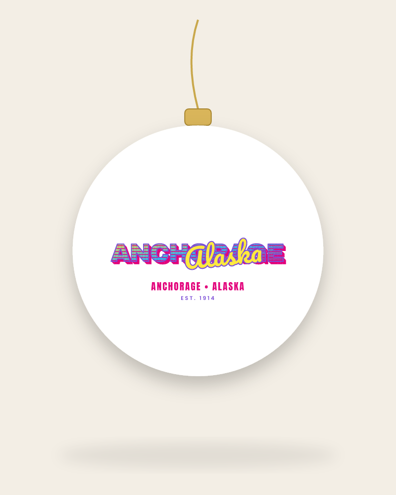 Anchorage Music TV Ceramic Ornament
