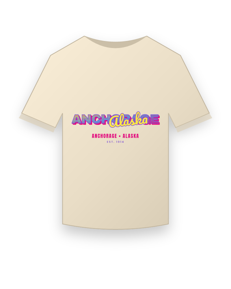 Anchorage Music TV Organic Cotton Tee