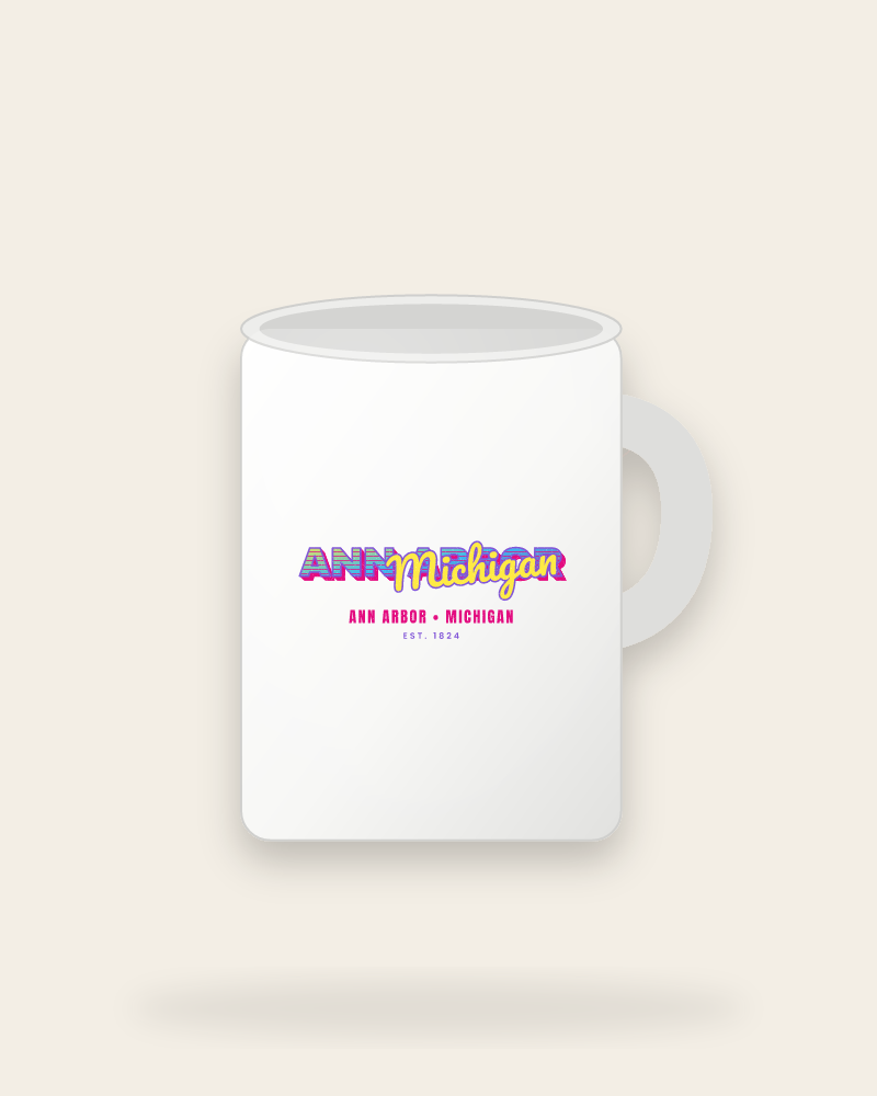 Ann Arbor Music TV Ceramic Mug 15oz