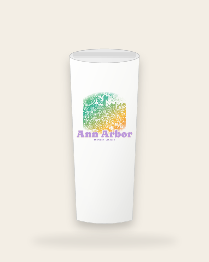 Ann Arbor Campus Squirrel Insulated Tumbler 20oz