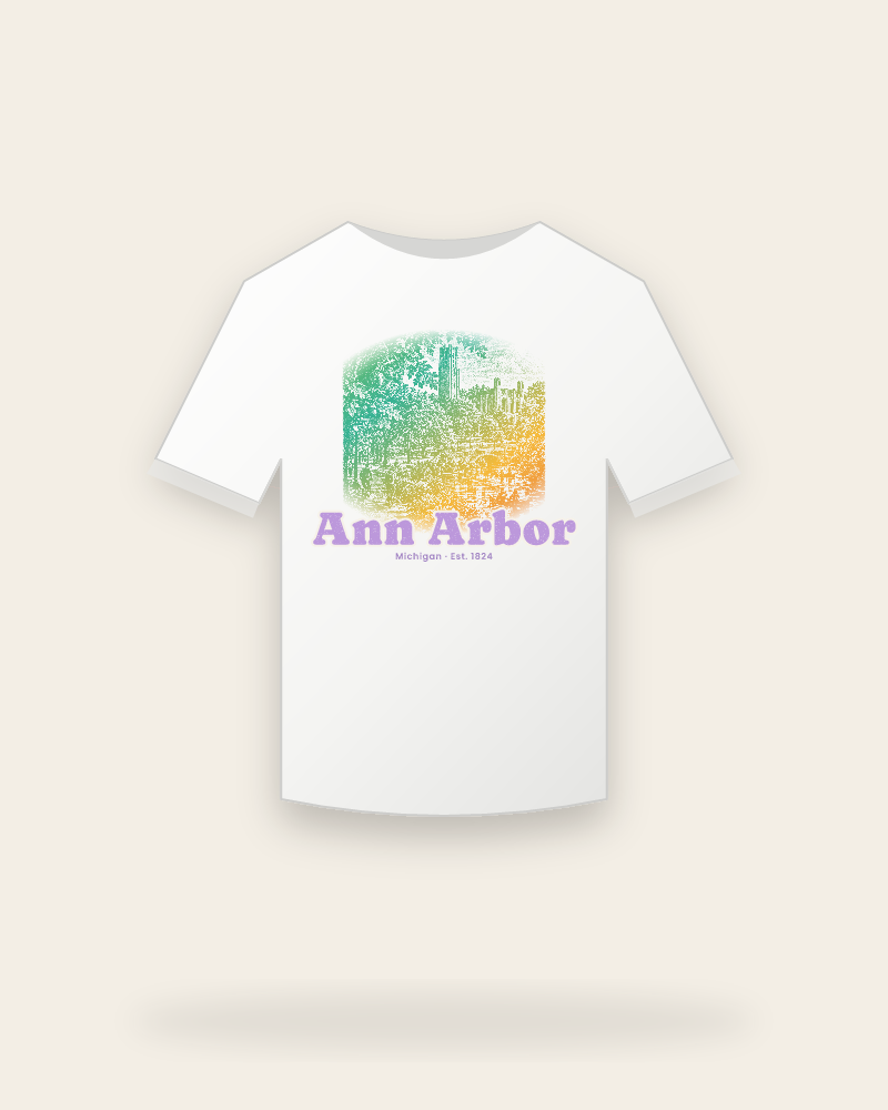 Ann Arbor Campus Squirrel Youth Tee
