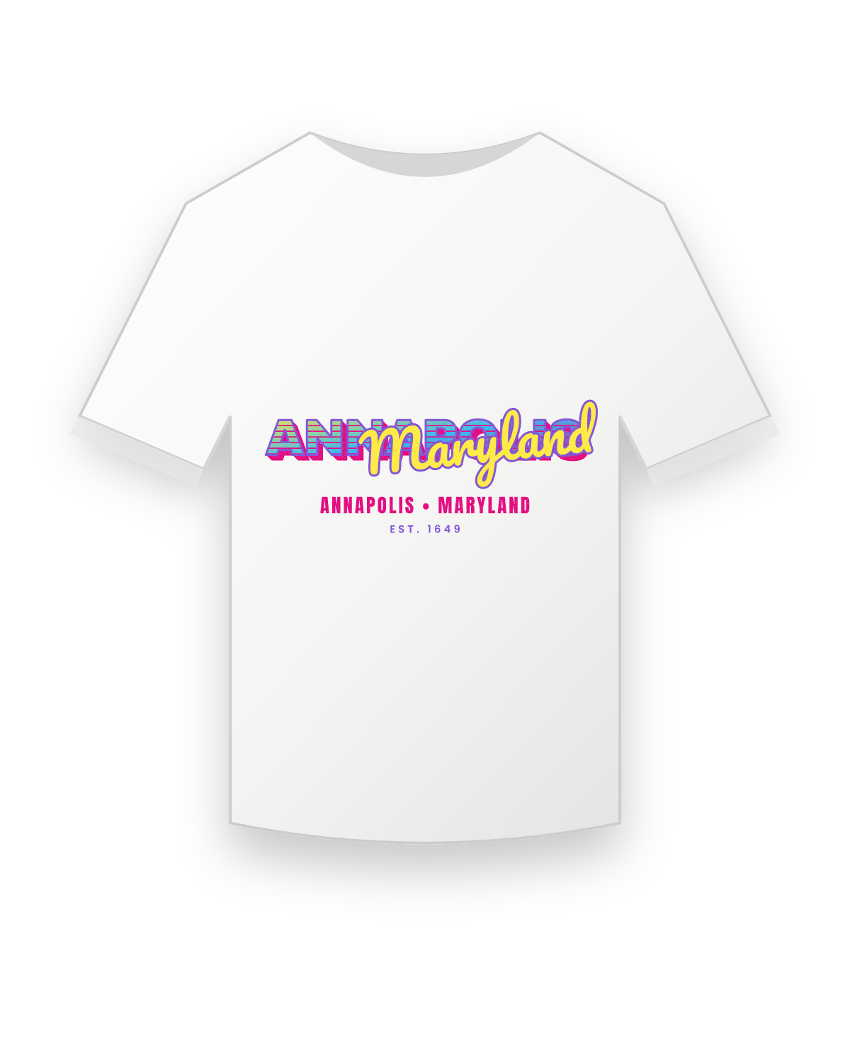 Annapolis Music TV Youth Tee in White