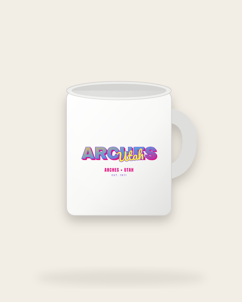 Arches Music TV Ceramic Mug 11oz