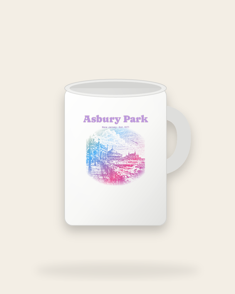 Asbury Park Boardwalk Casino Ceramic Mug 15oz