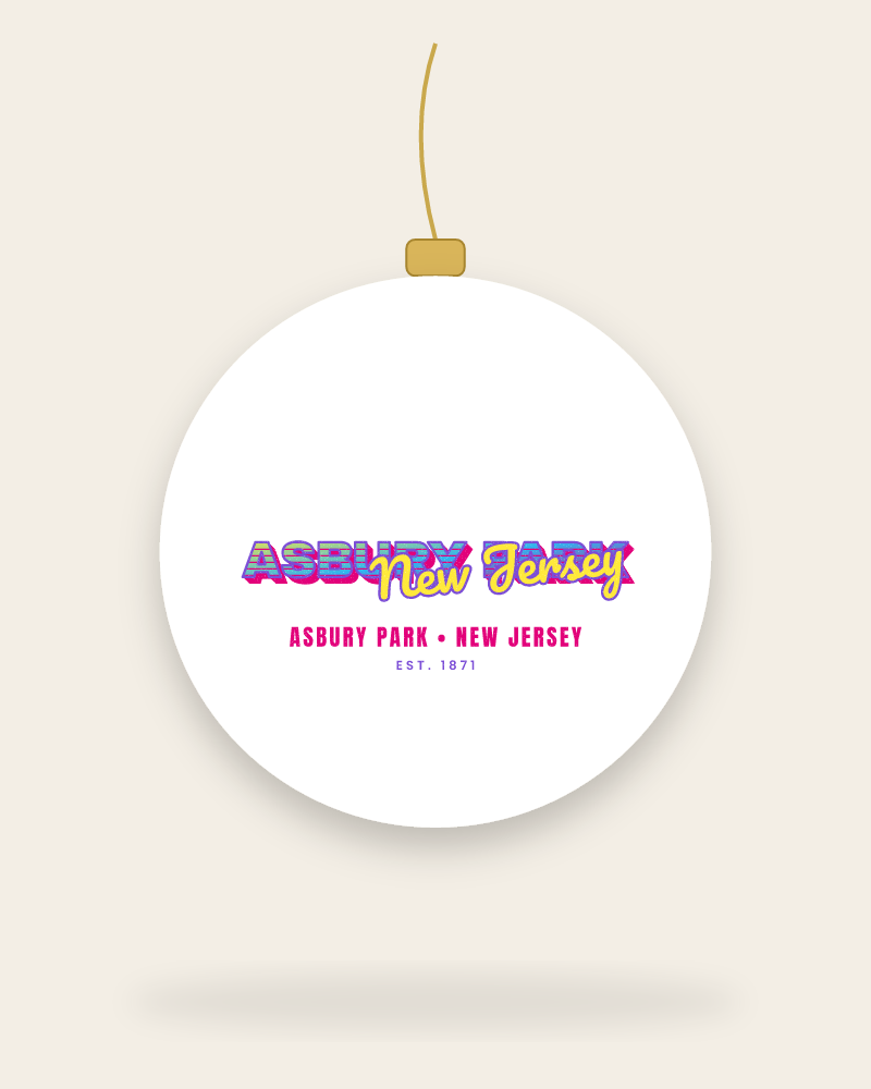 Asbury Park Music TV Ceramic Ornament