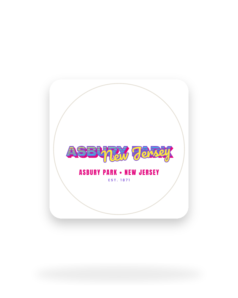 Asbury Park Music TV Kiss-Cut Sticker