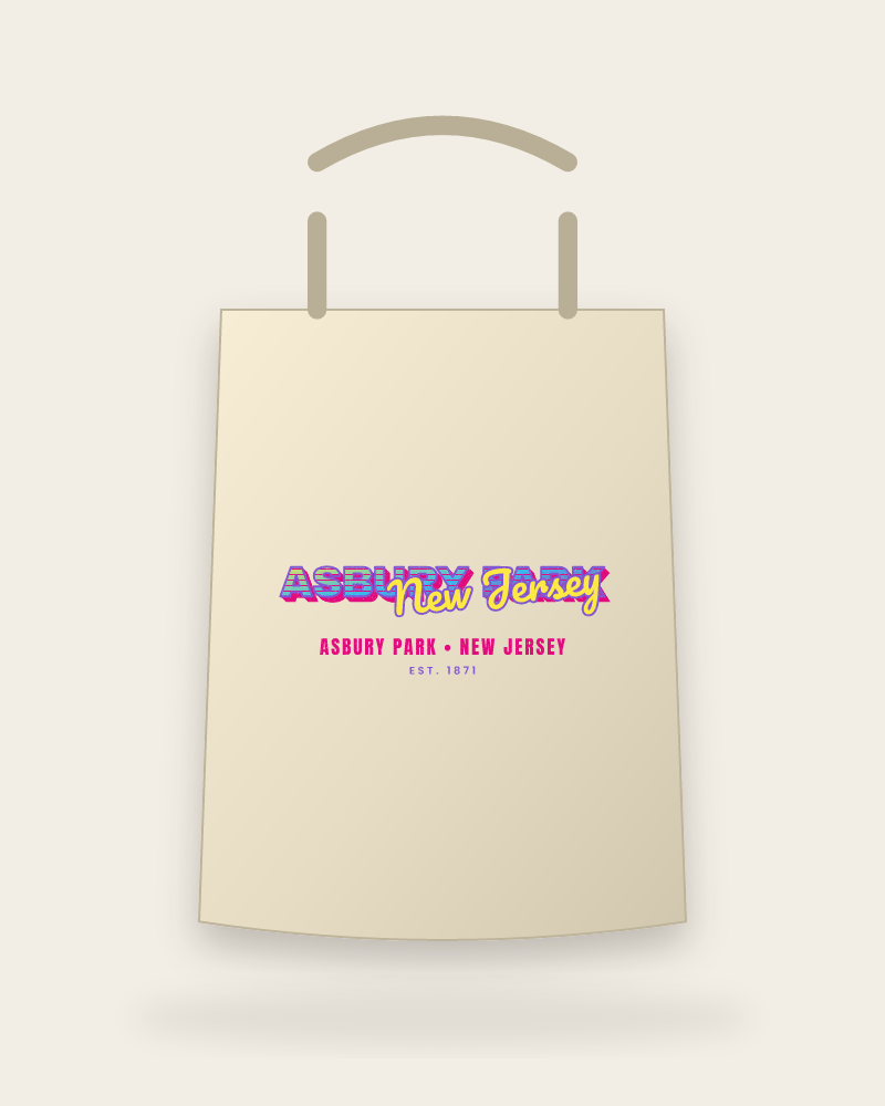 Asbury Park Music TV Canvas Tote