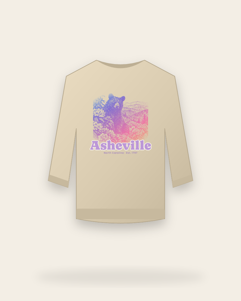 Asheville Black Bear Crewneck Sweatshirt