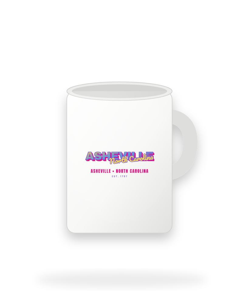 Asheville Music TV Ceramic Mug 15oz