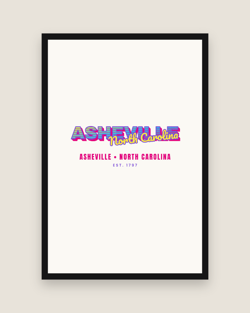 Asheville Music TV Matte Poster