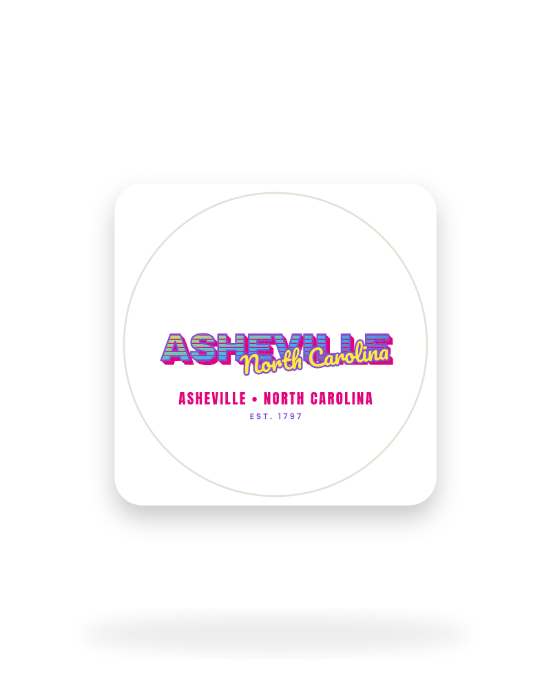 Asheville Music TV Kiss-Cut Sticker