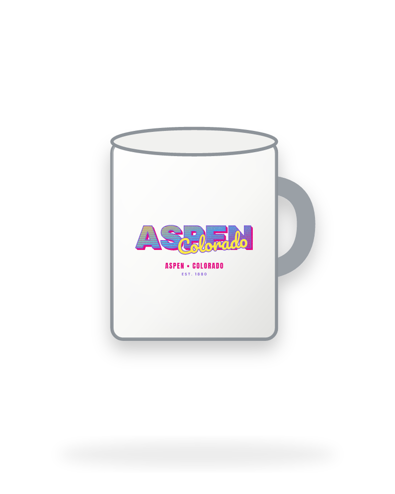 Aspen Music TV Enamel Camp Mug