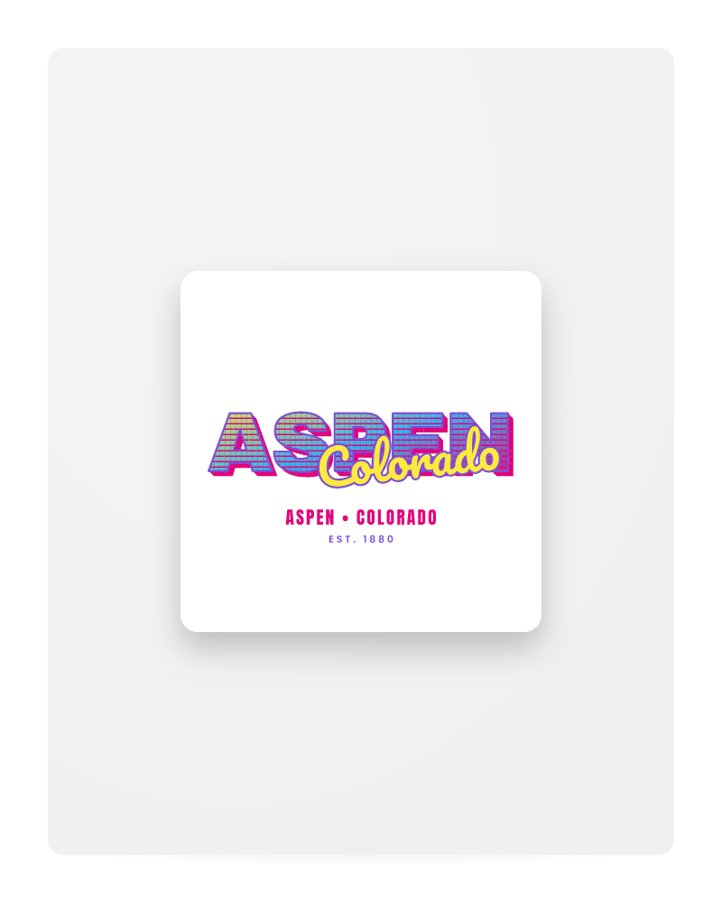 Aspen Music TV Fridge Magnet