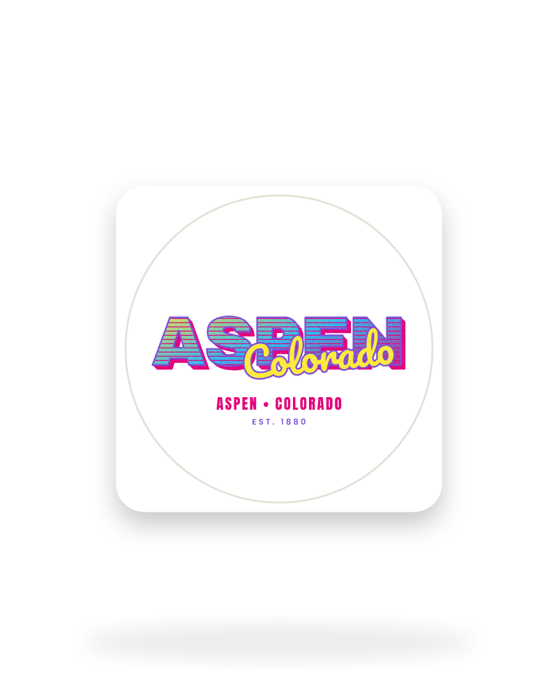 Aspen Music TV Kiss-Cut Sticker