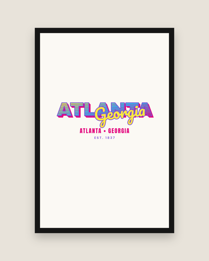 Atlanta Music TV Matte Poster