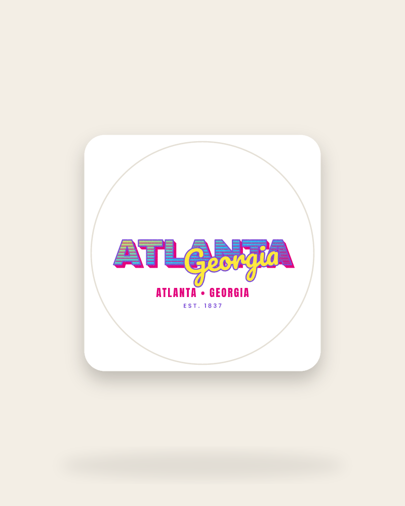 Atlanta Music TV Kiss-Cut Sticker