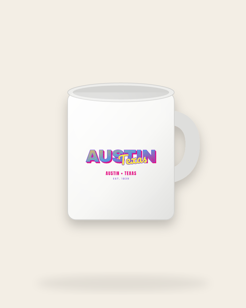 Austin Music TV Ceramic Mug 11oz