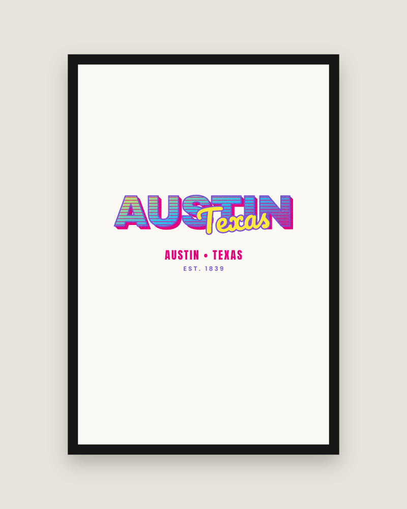 Austin Music TV Matte Poster