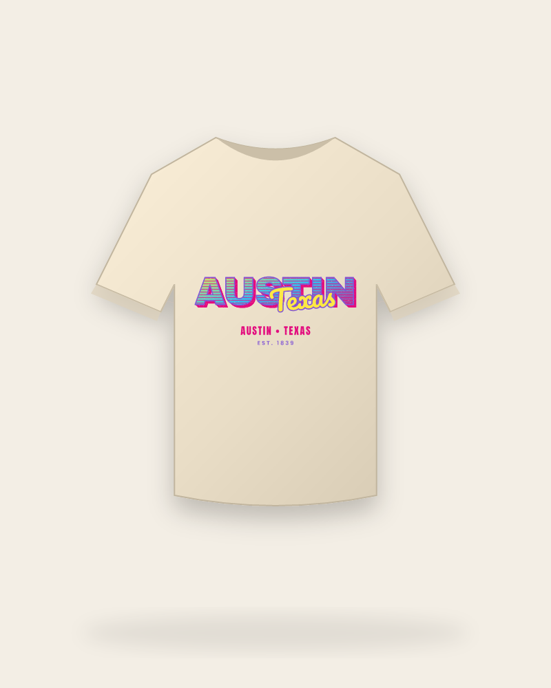 Austin Music TV Organic Cotton Tee