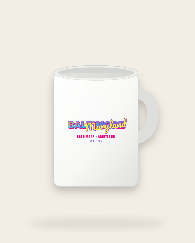 Baltimore Music TV Ceramic Mug 15oz