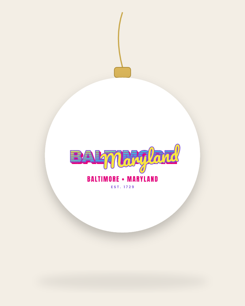 Baltimore Music TV Ceramic Ornament