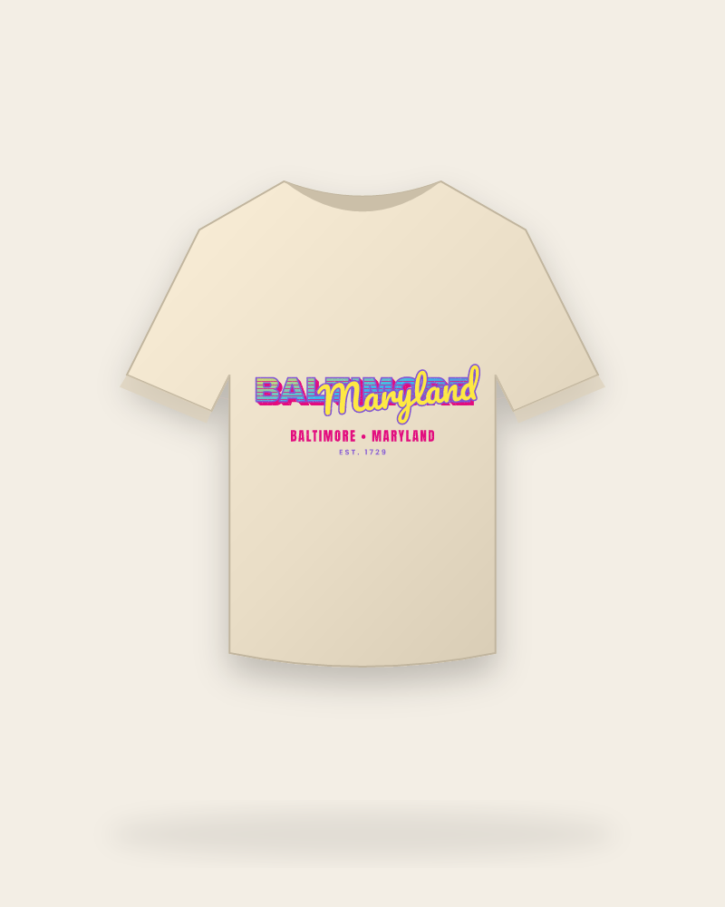 Baltimore Music TV Organic Cotton Tee