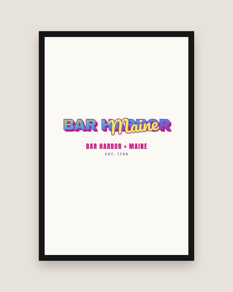 Bar Harbor Music TV Matte Poster