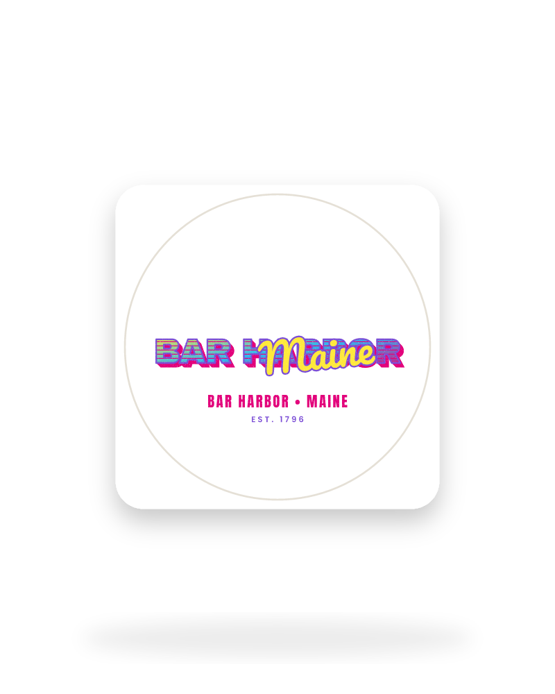 Bar Harbor Music TV Kiss-Cut Sticker