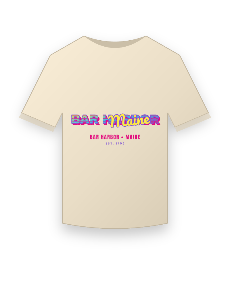 Bar Harbor Music TV Organic Cotton Tee