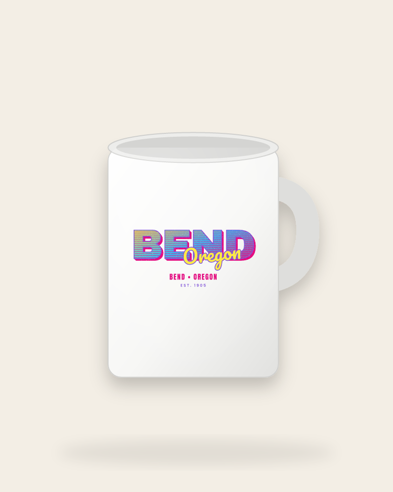 Bend Music TV Ceramic Mug 15oz