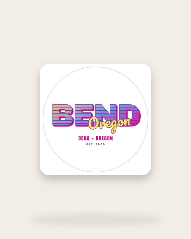 Bend Music TV Kiss-Cut Sticker