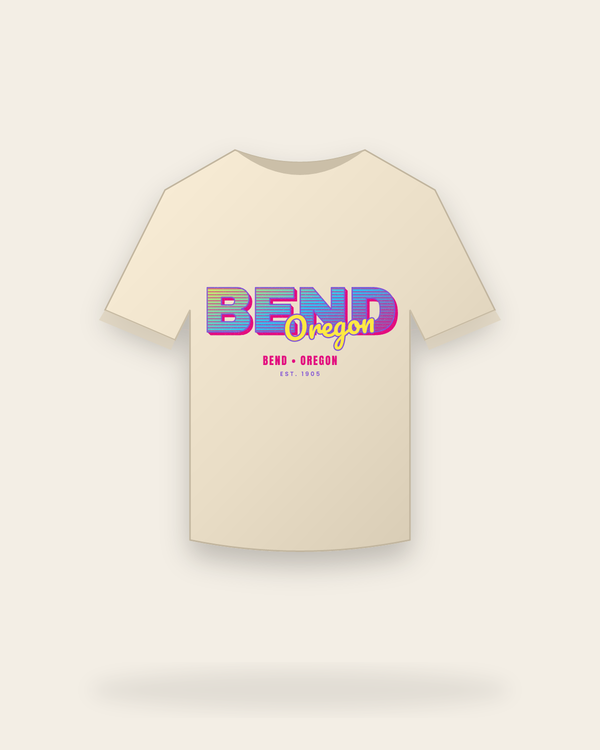 Bend Music TV Classic Tee in Natural
