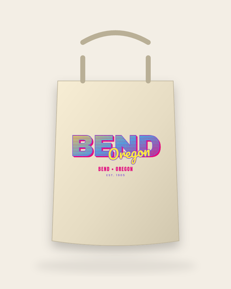 Bend Music TV Canvas Tote