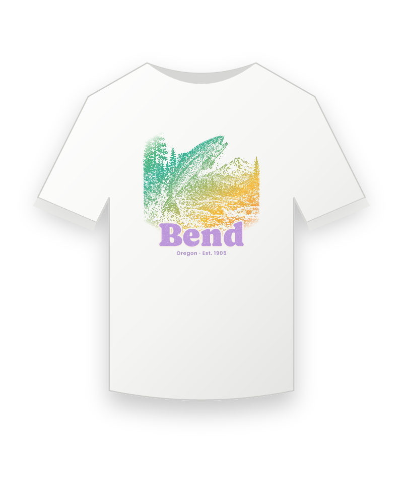 Bend Rainbow Trout Youth Tee
