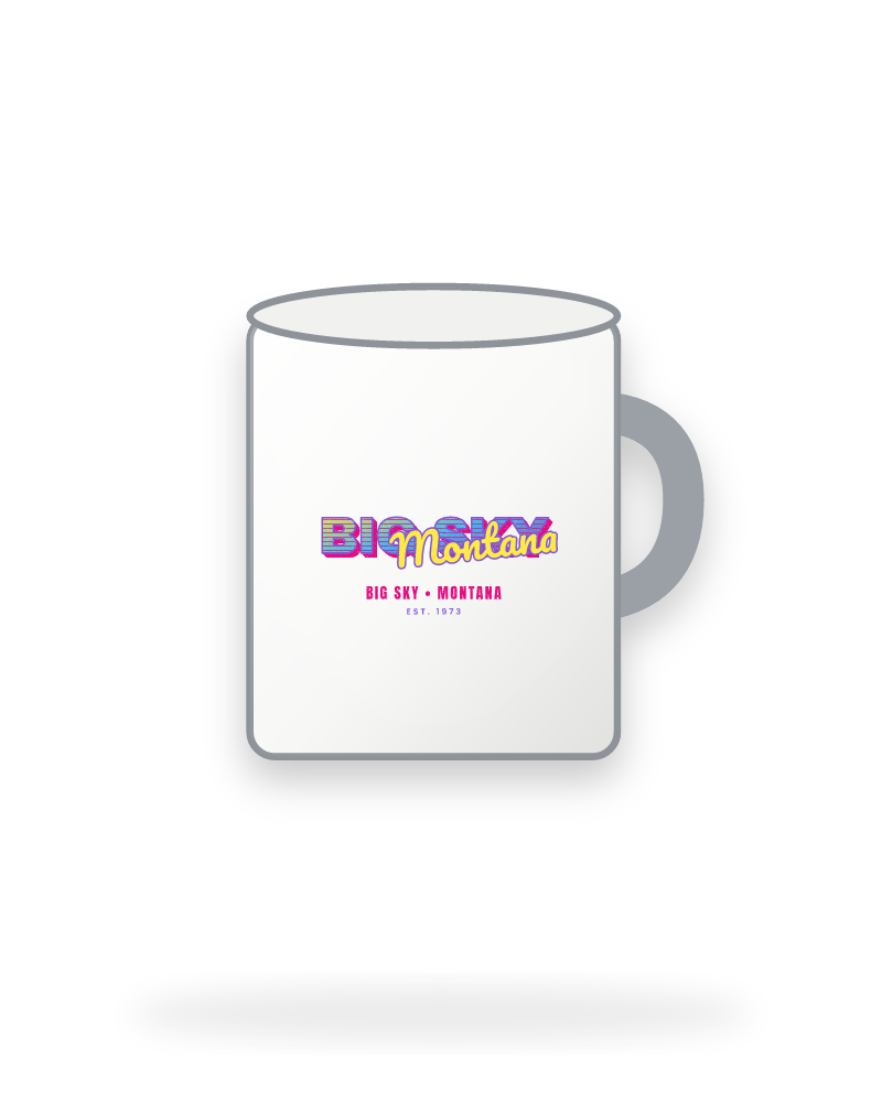 Big Sky Music TV Enamel Camp Mug