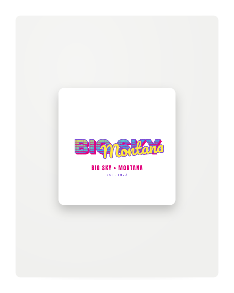 Big Sky Music TV Fridge Magnet