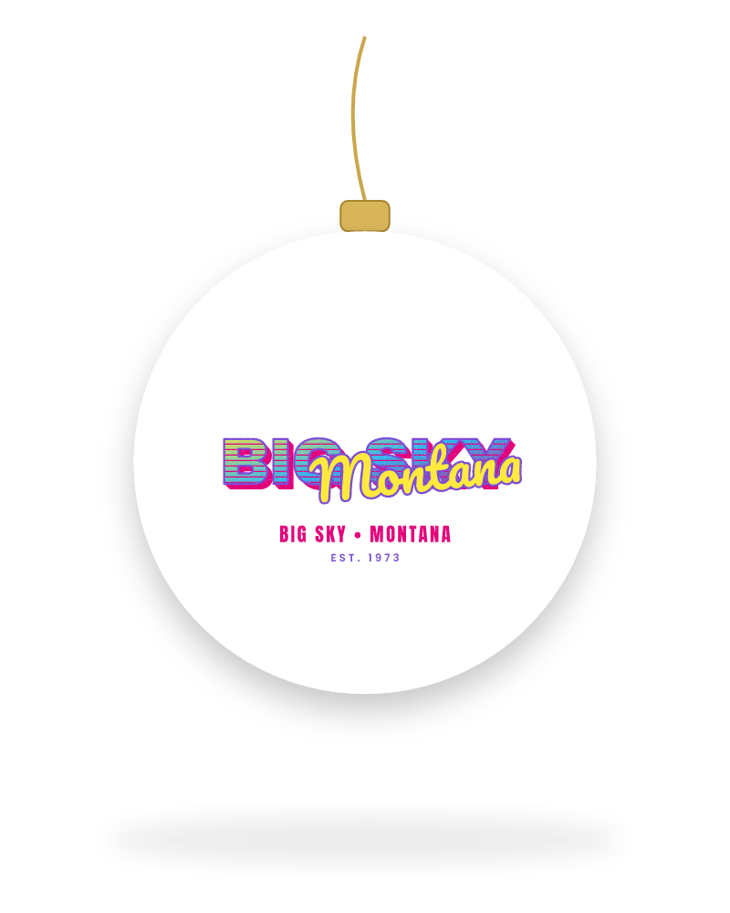 Big Sky Music TV Ceramic Ornament