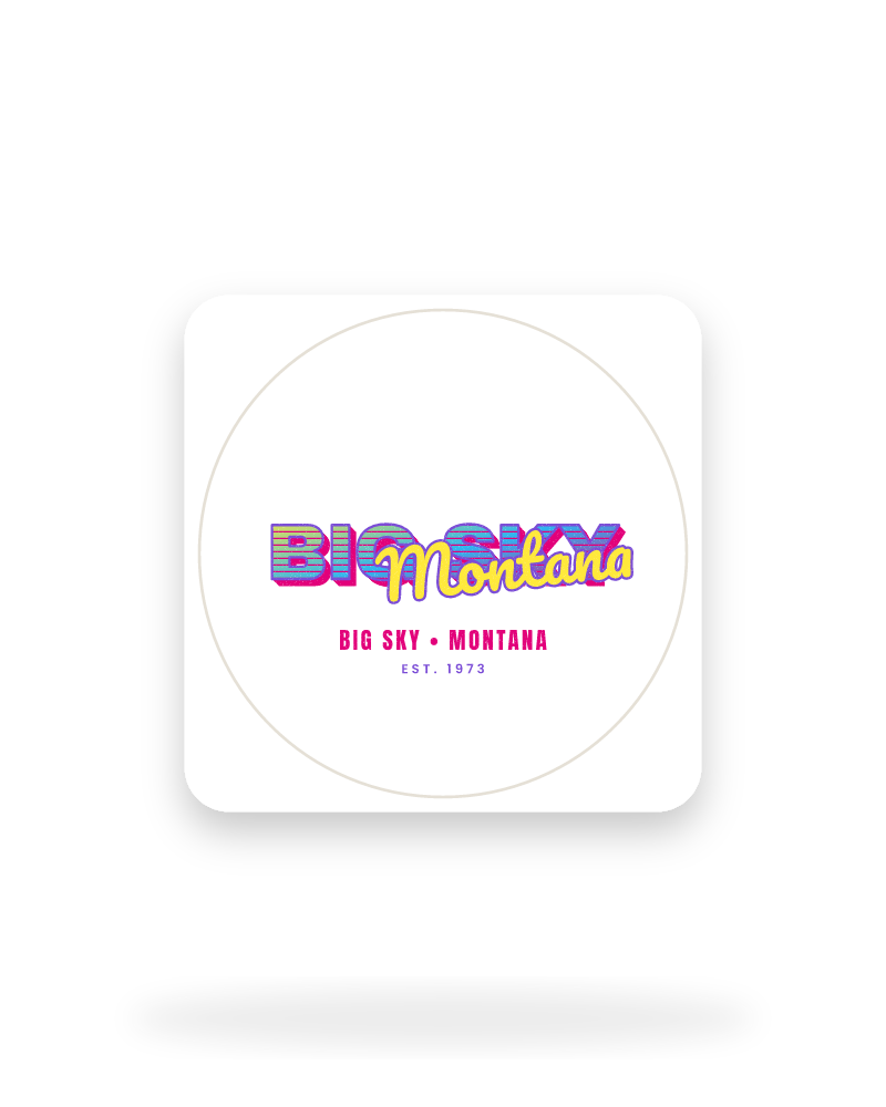 Big Sky Music TV Kiss-Cut Sticker