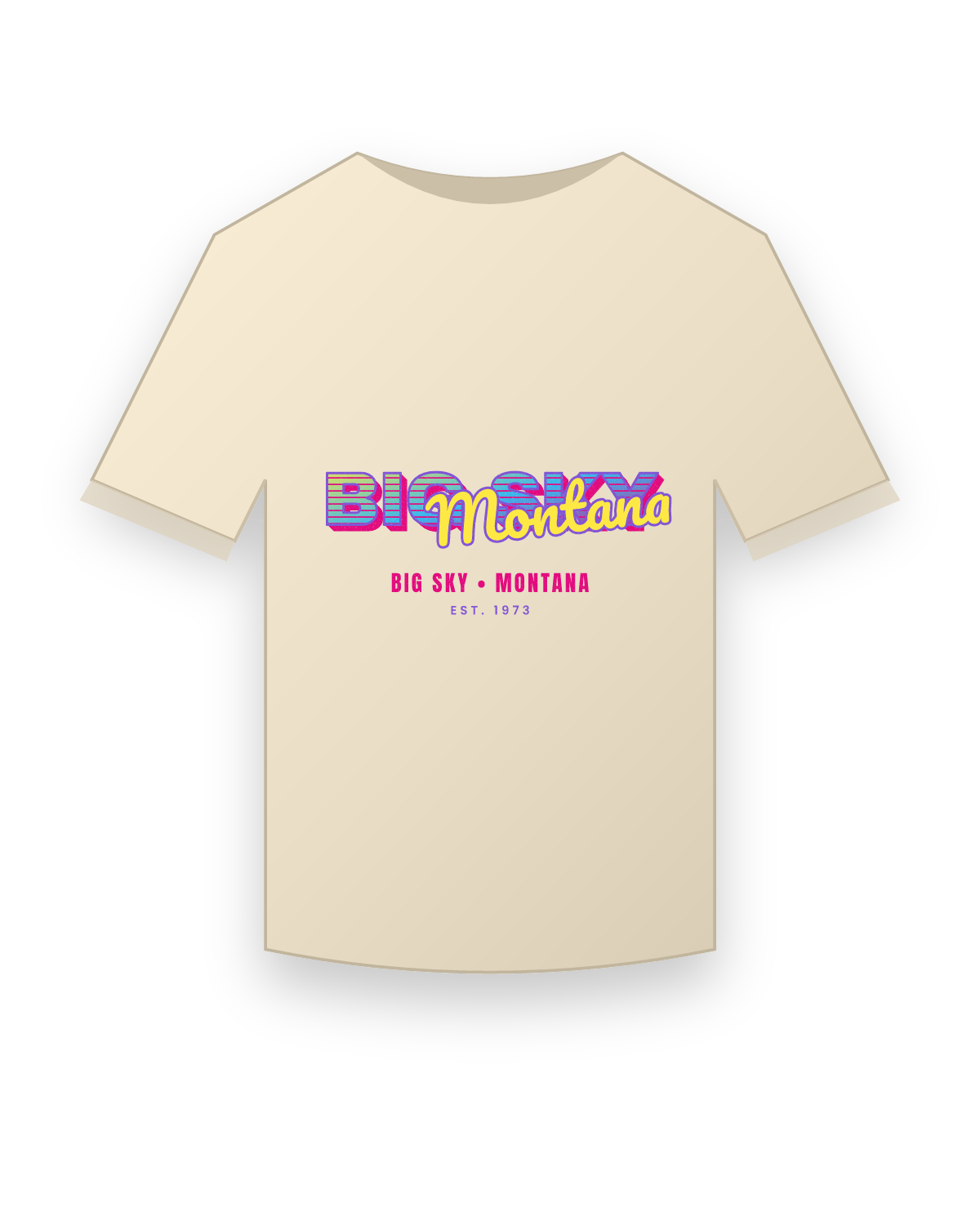 Big Sky Music TV Classic Tee in Natural