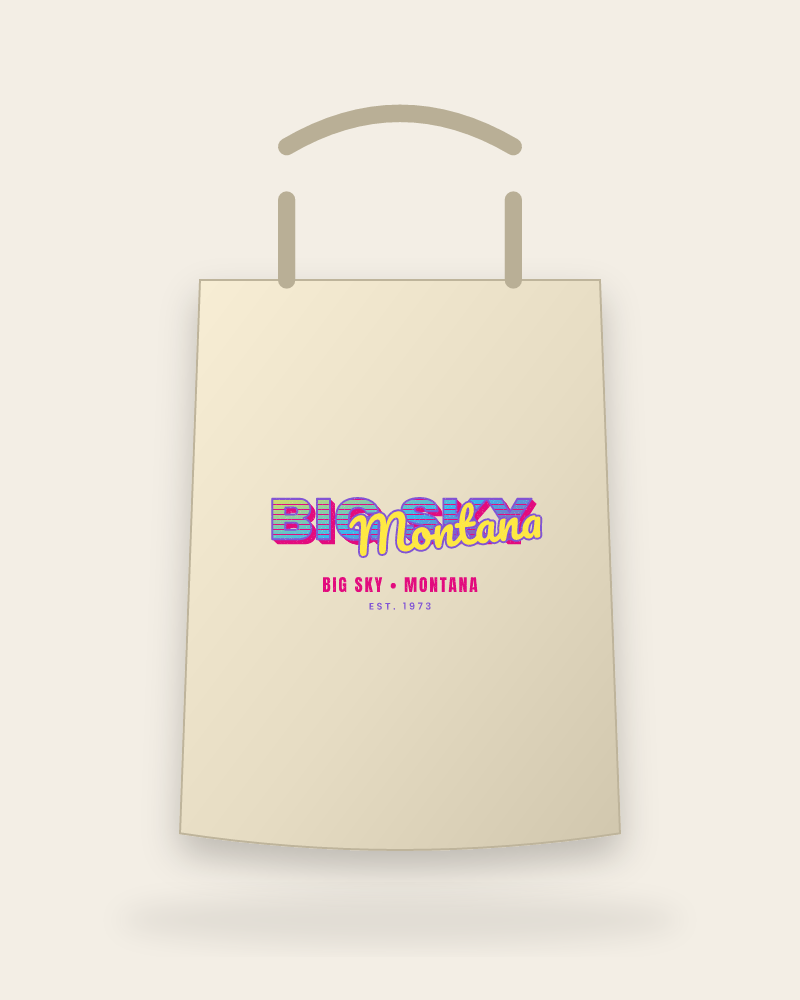 Big Sky Music TV Canvas Tote