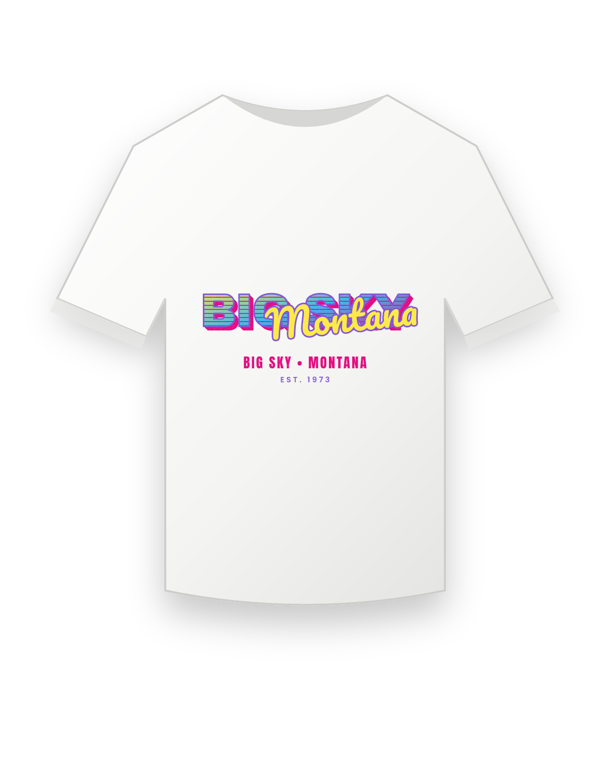 Big Sky Music TV Youth Tee in White
